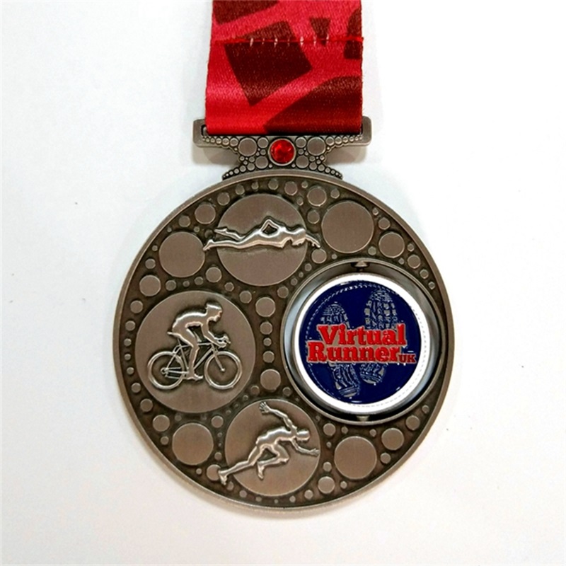 Metal Custom Making Obs Shape Sports Award Medals ด้วยโลโก้ 3D Design ของคุณเอง