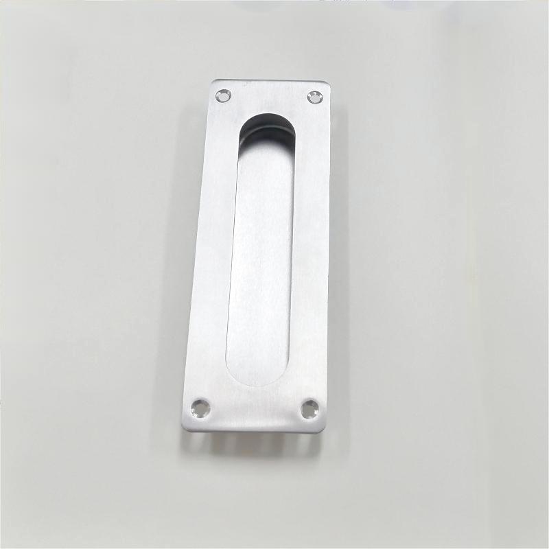 7.09 นิ้วการล้างนิ้วดึงนิ้วสำหรับประตูตู้เสื้อผ้าประตูกระเป๋า, มือจับประตูโรงนาเลื่อน, แปรงสแตนเลสประตูสี่เหลี่ยมดึงฮาร์ดแว...