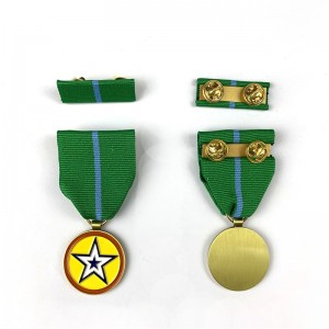 Medal Ribbon Metal Iron Cross Soldiers Honor Honor การยกย่องรางวัล Medal Medal Badge