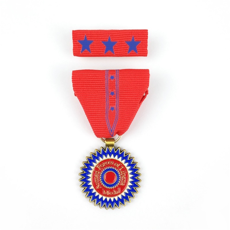Medalla Medallion Custom Die Cast Metal Badge 3D กิจกรรมและรางวัลเหรียญเกียรติยศด้วย Ribbon
