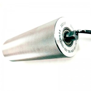 50/60 Miniature AC Electric Roller AC Motor Line สายสแตนเลสเพลาลูกกลิ้งของลูกกลิ้ง