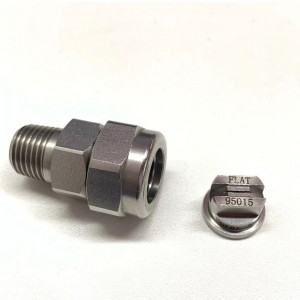 เคล็ดลับการฉีดสเปรย์ TP Unijet, TPU, Flat Fan Jet Stainless Steel TPU หัวหัวฉีดหัวฉีดโลหะ