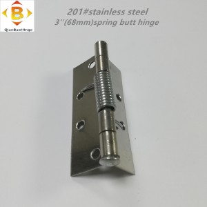 201#stainless สปริงสปริงบานบานพับประตูใกล้บานพับประตูไม้สปริงบานพับบานพับรีบาวด์อัตโนมัติ