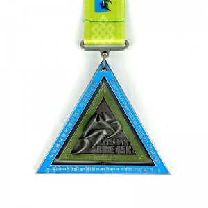 ใหม่ Custom Metal 3D Cycle Series Medal Race Medal