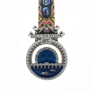 เหรียญที่มีคุณภาพดีเยี่ยมเมทัลลิกเหรียญสำหรับการแข่งขันกีฬามาราธอนสปอร์ต