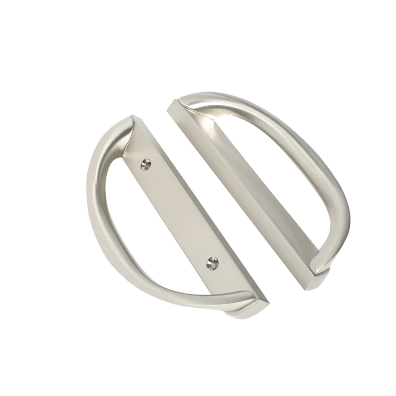 ชุดจับประตูลานเลื่อน, รูปร่าง d, ไม่คีย์ (พอดี 3-15/16” ระยะห่างของรู)