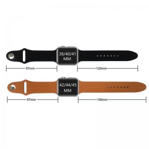 IWATCH SILICONE Sports Band Strap Strap Straps Straps สำหรับ Apple Watch