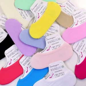 Summer Thin Colorful Girl Lofers Loafers Socks ขายส่ง Ladies Ladies Boat Boat Boat Socks For Women