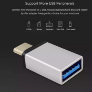 อะแดปเตอร์ DIY ของ USB แบบชุบนิกเกิล 3-in-1 PC DIY