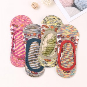 ฤดูร้อนขายร้อนล่องหนอยสีสันคริสตัลผ้าไหมตัดต่ำผู้หญิงถุงเท้าโปร่งใส