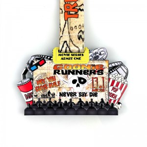 เมทัลและรางวัลเหรียญโลหะ Customed Metal Cut Medalmetal