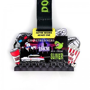 เมทัลและรางวัลเหรียญโลหะ Customed Metal Cut Medalmetal