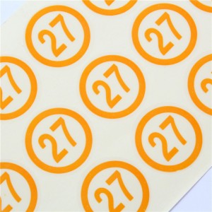 สติกเกอร์คุณภาพสูงพร้อมหมายเลข, สติกเกอร์ออกแบบที่ปรับแต่งได้, สติกเกอร์แบบพกพาและยืดหยุ่น
