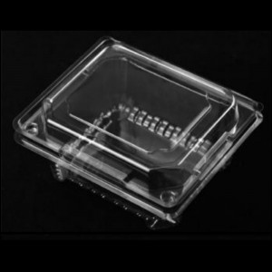 กล่องผลไม้พร้อมฝา (ไม่มีรู) 135*115*63 มม. HGF-250G