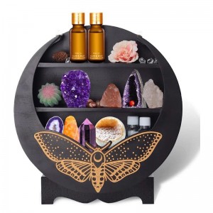 ผนังที่ถือดวงจันทร์หรือที่วางน้ำมันหอมระเหยเดสก์ท็อปที่ถือคริสตัล