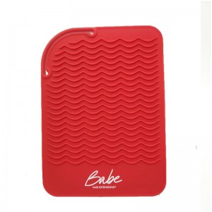 เสื่อเสื่อออกแบบความร้อนซิลิโคนมืออาชีพสำหรับเครื่องหนีบผมทุกตัวเตารีดม้วนผม, แผ่นรองผม, เตารีดแบน, เครื่องมือผมเครื่องใช...