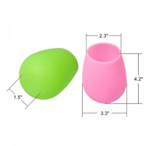 แก้วไวน์ซิลิโคนที่ไม่แตกหัก 12oz, แก้วไวน์ที่นำกลับมาใช้ซ้ำได้