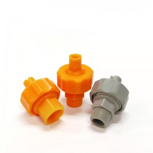 ตัวเชื่อมต่อบอลที่ปรับได้พลาสติกพลาสติกที่ปรับได้ข้อต่อกันสเปรย์บอลสเปรย์สเปรย์