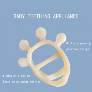 ของเล่นเด็กซิลิโคน Teether สำหรับทารกอายุ 3 เดือนขึ้นไป BPA Free Anti Drop ซิลิโคนถุงมือ Teethy Toy เหมาะสำหรับบรรเทาอาการปวดเหงือก ของเล่นเด...
