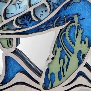 การตกแต่งงานฝีมือ 3dwooden