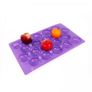 แสดงถาดผลไม้ 490*300*25 มม. 20 ร่อง