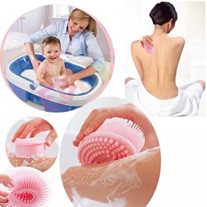 Silicone Body Scrubber Loofah ขัดผิวแปรงบึงแปรงสำหรับเด็กที่บอบบางสำหรับเด็กผู้หญิงผู้ชายทุกคนผิวหนัง