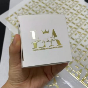 สติกเกอร์ฉลาก UV Gilding