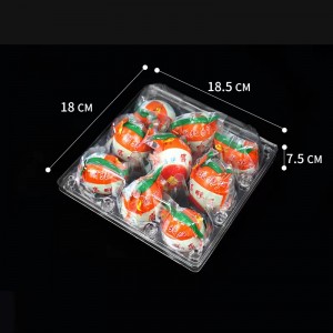 ถาดไข่เป็ด 185*180*75 มม. 9 ร่อง