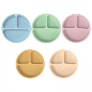 Silicone Children \\\\ S Dinner Plate Succt