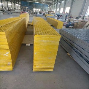 ทางเดินไฟเบอร์กลาสตะแกรงความหนา 25 มม.