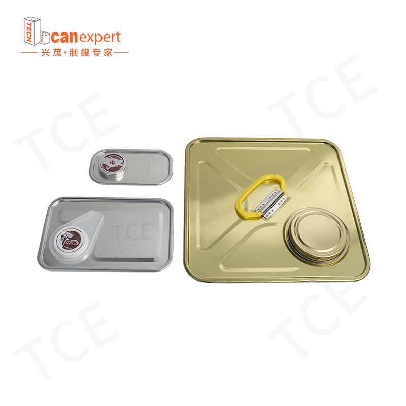 TCE- โรงงานขายร้อน 1 laccessories ของ Quadrate Tin Cans 0.23mm Tin Cans Accessories