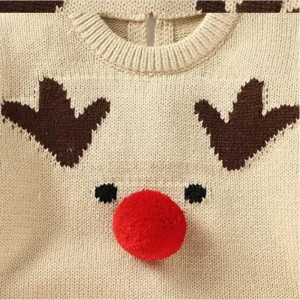 2023 เสื้อสเวตเตอร์ Christmas Baby Knitited ใหม่ล่าสุดสำหรับเด็ก