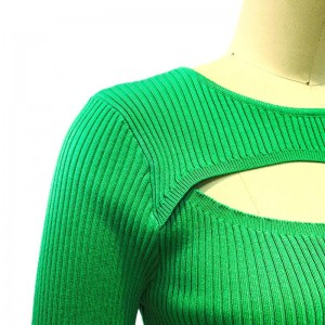 ลูกเรือสีทึบขนาดใหญ่แบบสบาย ๆ ชุดเสื้อสเวตเตอร์เซ็กซี่ชุดผู้หญิงเสื้อผ้าสาวเสื้อสวมหัวแขนยาวถักผู้หญิงเสื้อกันหนาวเสื้อ...