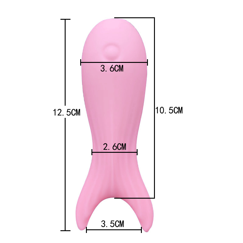 Toy Sex Toy Vibrating Vibrator Vibrator (Pink Large Fish Fork)