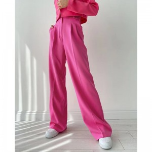 ยุโรปและสหรัฐอเมริกาฤดูร้อนหลวมอุณหภูมิขากว้างกางเกงขายาวแฟชั่นอเนกประสงค์กางเกง