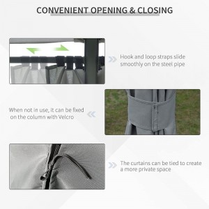 10 \\\\ \'x 13 \\\\\' ที่พักพิงของศาลากลางแจ้งที่มีกำแพงล้อม