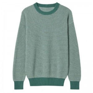 Men\'s Mix Color Color Crewneck Sweater เสื้อยืดแขนยาว