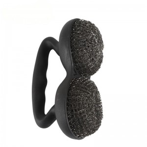 แปรงสแตนเลสบาร์บีคิวย่างพร้อมด้ามพลาสติก