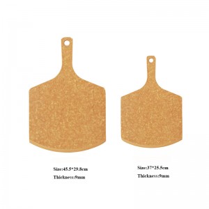 14.5 นิ้ว 18 นิ้วความปลอดภัยไม้ไฟเบอร์การออกแบบที่กำหนดเองการออกแบบพิซซ่าบอร์ดตัดพิซซ่าบอร์ดพิซซ่าบอร์ด