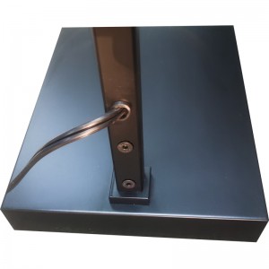 โคมไฟตั้งพื้นโรงแรม Waterwalk พร้อมผิวสีดำด้านที่โซฟาข้างในห้องพักในห้องพัก