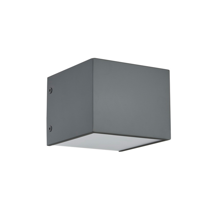 โคมไฟผนังโรงแรมที่มีสีเทาแบนทาสีและ LED แบบบูรณาการภายในที่ห้องพักทั่วไปของโรงแรม