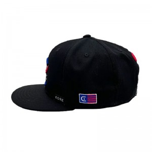 ใหม่ E 5950 โลโก้แบบคลาสสิกคุณภาพสูง 6 แผง snapback หมวกหมวกปัก