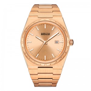 Baogela แบรนด์หรูหรากุหลาบสแตนเลส Men \\\\ s Wristwatch คลาสสิกธุรกิจการเคลื่อนไหวกันน้ำ Relogio Masculino 22801