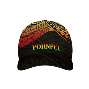 ใหม่ Micronesia Pohnpei Flag พิมพ์หมวกเบสบอล Polynesian Tattoo Sports Caps ติดตั้งหมวกกลางแจ้งที่ปรับได้