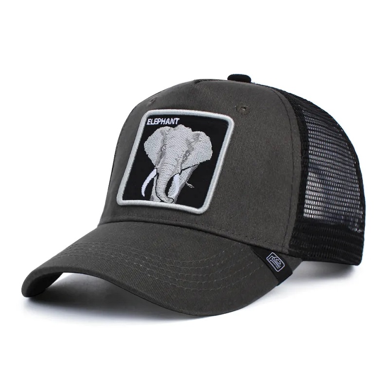 unisex ปรับได้ Amazon Hotsale Animal Trucker Hats 3D Embroidery Caps Caps Capt Baseball Caps