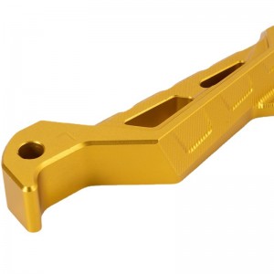 CNC ชิ้นส่วนดัดแปลง CNC มอเตอร์ไซค์ด้านหลังเท้าหมุนเหยียบคันเร่งอุปกรณ์มอเตอร์ไซค์ขนาดใหญ่ชิ้นส่วนการปรับแต่งการปรับแต่ง