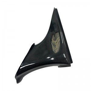 ชิ้นส่วนรถยนต์คาร์บอนไฟเบอร์คาร์บอน 100% ชิ้นส่วนรถยนต์คาร์บอนไฟเบอร์