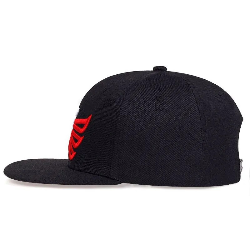 หมวก Snapback Cap หมวกฮิปฮอปแบบปรับได้แบบกำหนดเองพร้อมโลโก้ที่ผลิตในปากีสถาน