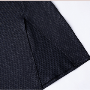 สลับเสื้อยืดโยคะสีทึบคอ