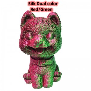 PLA FILAMENT SIKE FILAMENT สีสองสี, เส้นใย 3D 3D, เส้นใยเครื่องพิมพ์ 3D, เส้นใยเครื่องพิมพ์ 3D